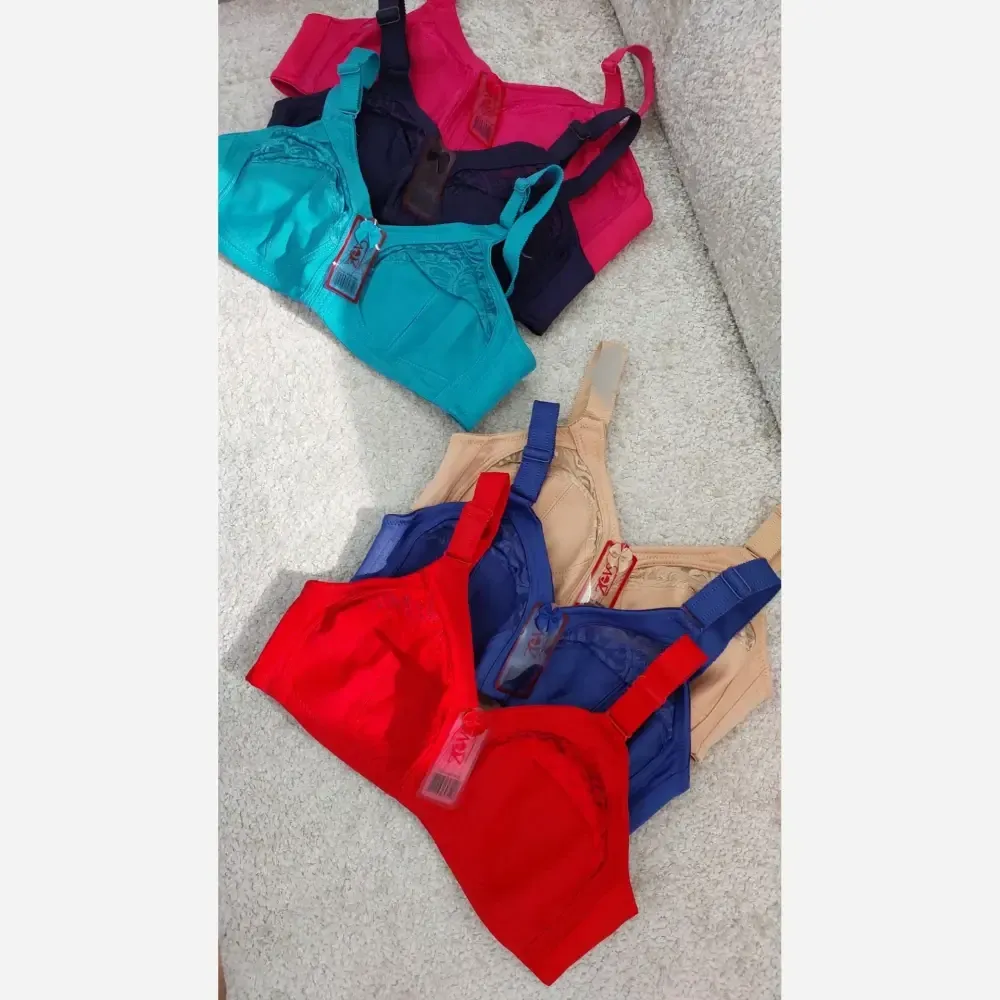 سوتین وارداتی زئوس کمر گنی باکیفیت و رنگبندی شاد سایز 75 تا 95