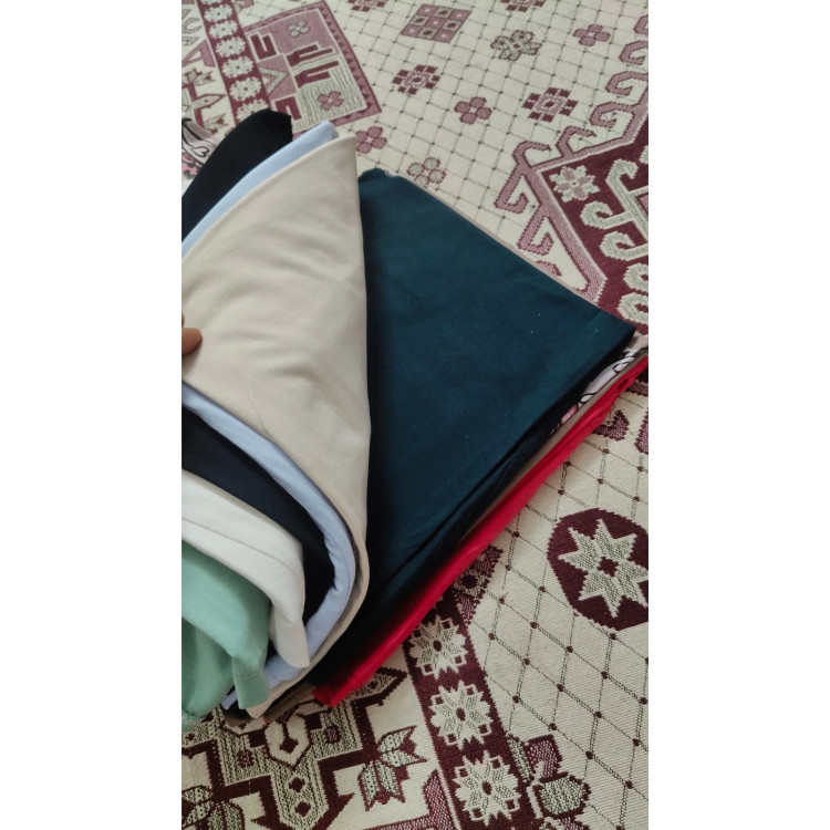 تیشرت باکسی نخ پنبه زنانه و دخترانه اسپرت قد 65 سانت