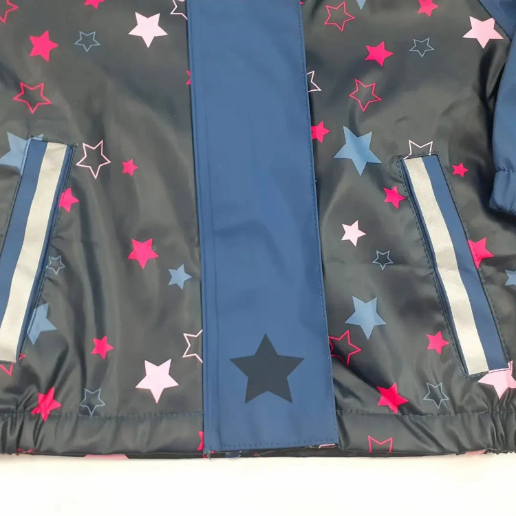 کاپشن بارانی بچگانه لوپیلو ضدآب و بادگیر داخل پلار مدل شمعی
