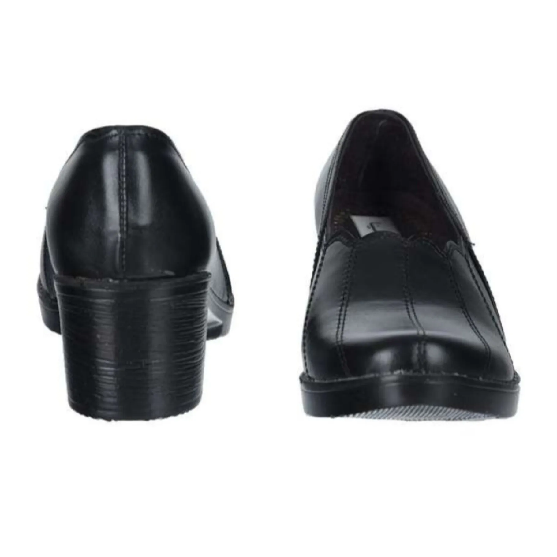 کفش طبی زنانه پاشنه دار مدل هلالی رویه چرم بیاله درجه یک پاشنه 5 سانت