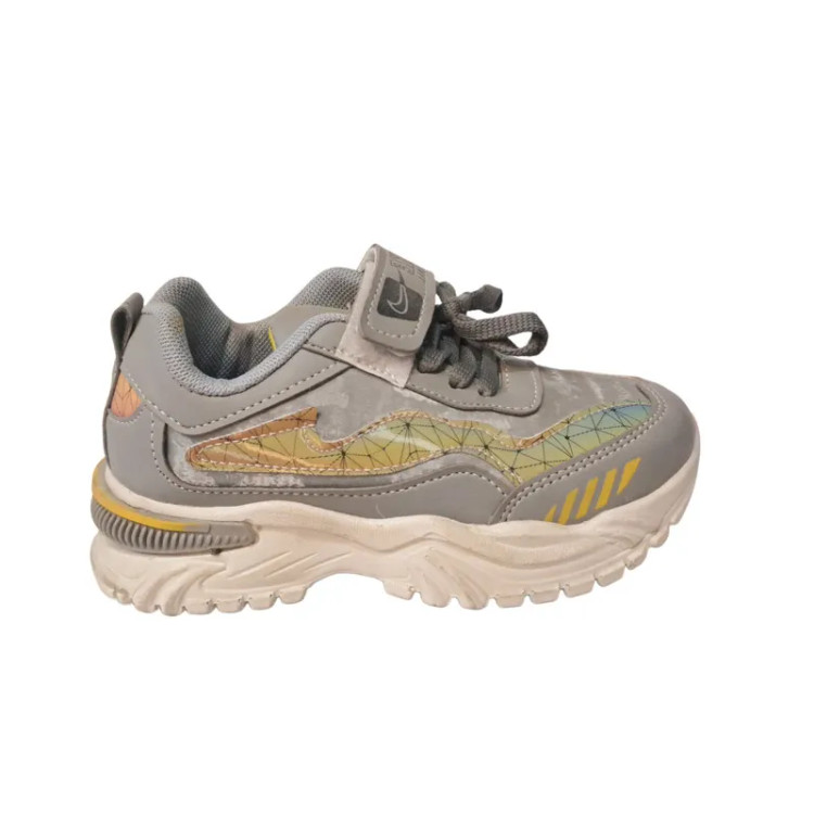 کفش راحتی بچگانه مدل 231 با زیره مقاوم در برابر سایش و بست چسبی