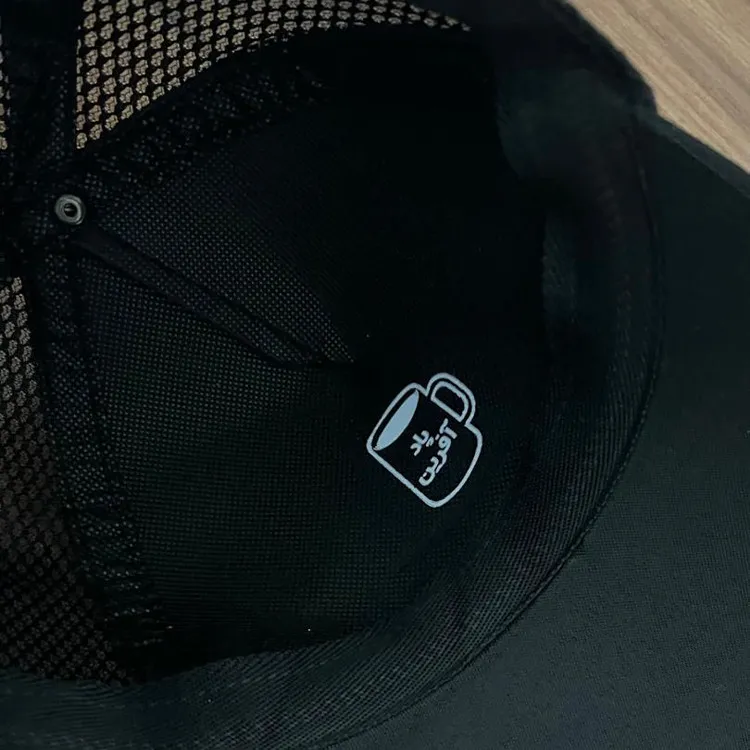 کلاه کپ پاد آفرین کد 59 طرح ساده زنانه مردانه جنس کتان قابل تنظیم