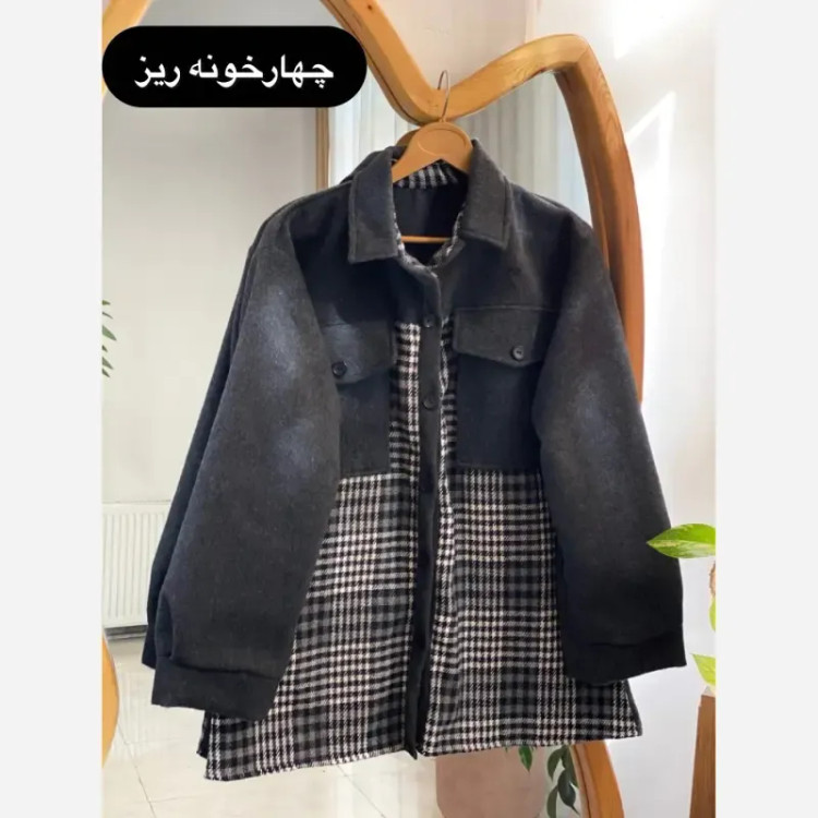 پالتو فوتر ترکیبی ماهتیسا سایز 38 تا 46