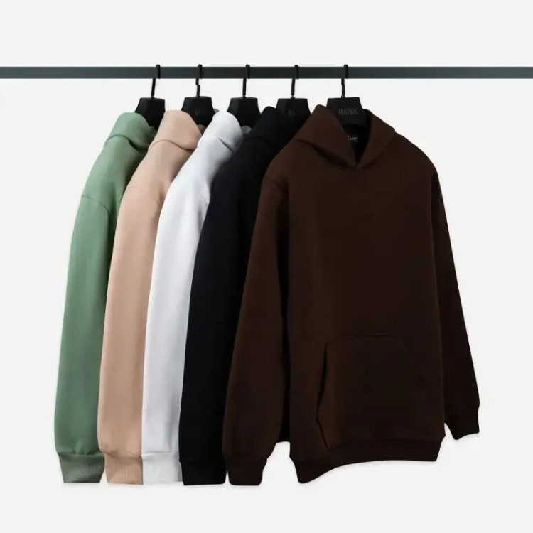 هودی ساده بیسیک دورس توکرک لاکرا دار حوله ای کلاه دار آستین بلند