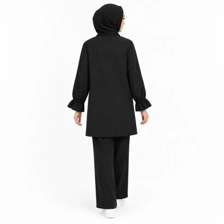 تونیک زنانه لینن مدل کوک دوزی