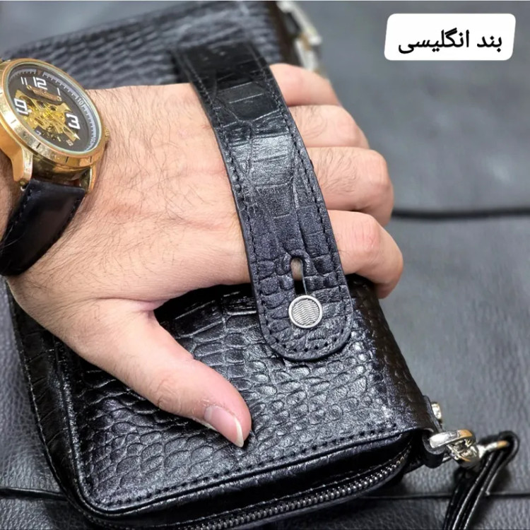 کیف دستی پاسپورتی چرم طبیعی مردانه و زنانه مدل مچی و دستی