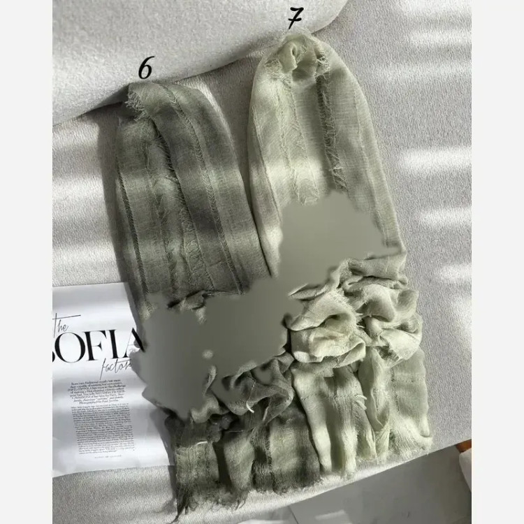شال کنفی سونیا دورریش وارداتی قواره 73 در 200 سانتی متر